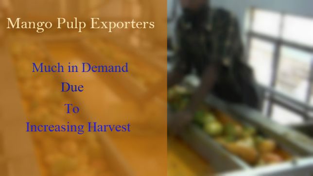Mango Pulp Exporters
